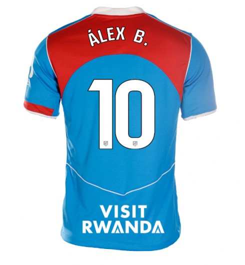 Ženske Nogometnih dresov Atletico Madrid Alex Baena #10 Tretji 2025-26 Kratki rokavi Ženske Nogometnih dresov Atletico Madrid Alex Baena #10 Tretji 2025-26 Kratki rokavi